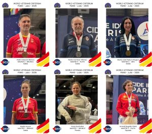 Grandes resultados de los tiradores españoles en el Criterium Mundial de Veteranos de París 2026