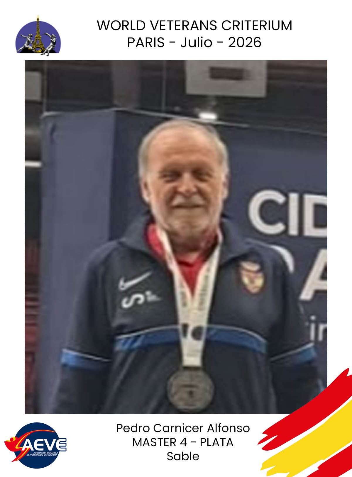 Pedro Carnicer Alfonso - Plata